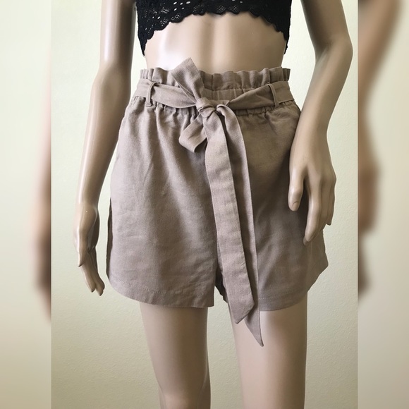 Pants - 💫NEW💫High Waisted Paper Bag Shorts💫